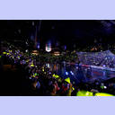 Stimmungsvolle CL-Atmosph�re in der Sparkassen-Arena.