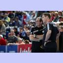 BHC-Trainer HaDe Schmitz und Alfred Gislason.