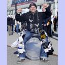 THW-Fan und Trommler Matthias Kraatz.