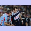 Balingens Trainer Dr. Rolf Brack und Daniel Wessig.