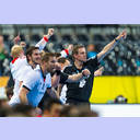 WM 2013: GER-MKD: Die deutsche Bank.