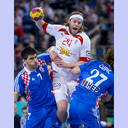 WM 2013: DEN-CRO: Mikkel Hansen.