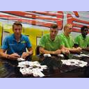 Autogrammstunde in Rostock.