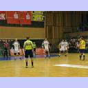 Testspiel in Rostock.