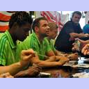 Autogrammstunde in Rostock.