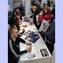 Autogrammstunde bei den Kieler Nachrichten.