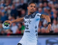 Raul Santos in action.