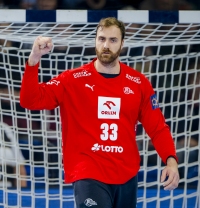 Andreas Wolff in action.