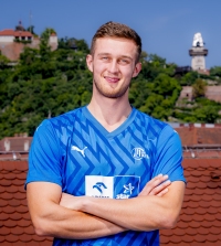 Nikola Bilyk in action.